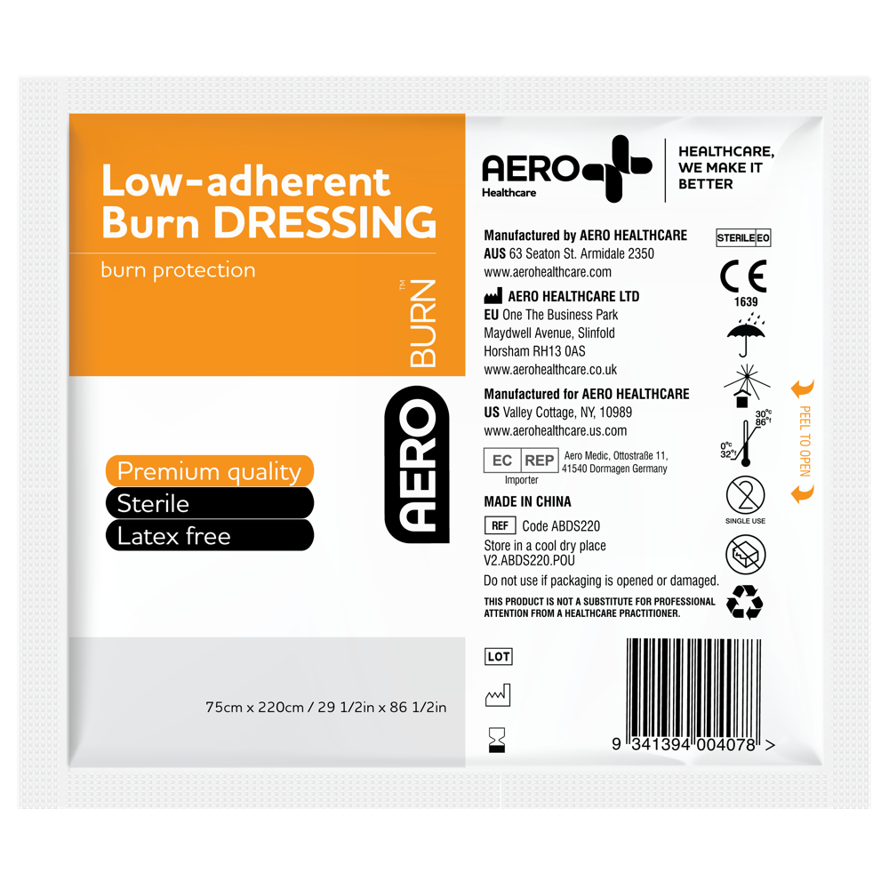Low-Adherent Burn Dressing 75 x 220cm