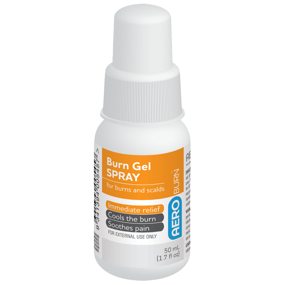Burn Gel Spray Bottle 50ml (6 PACK)